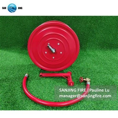 DN25 25Meters Brass Nozzle Fire Hose Reel