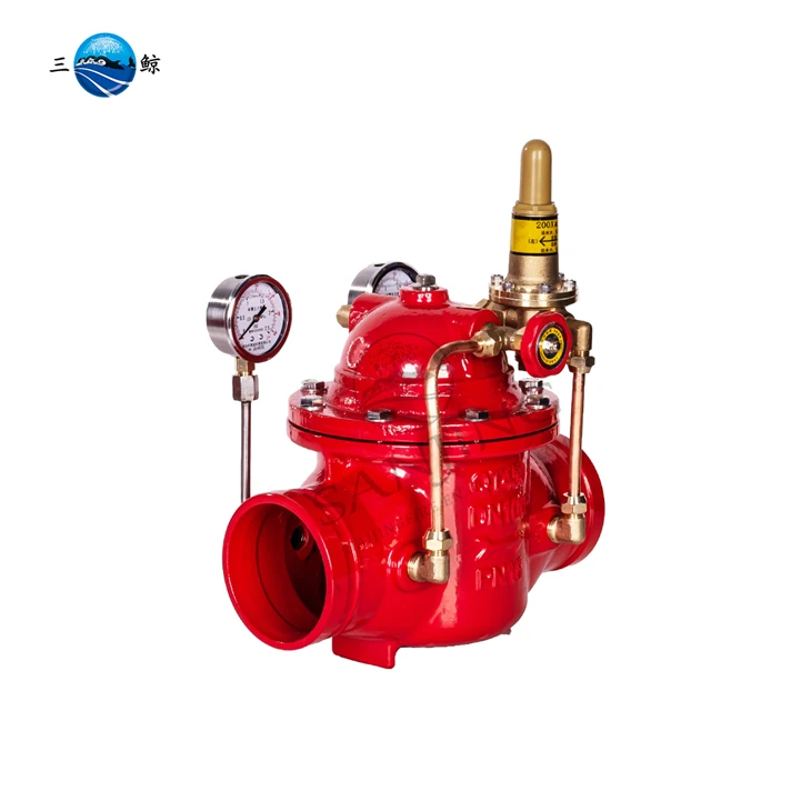 Grooved Water Pressure Control Reducing Valve