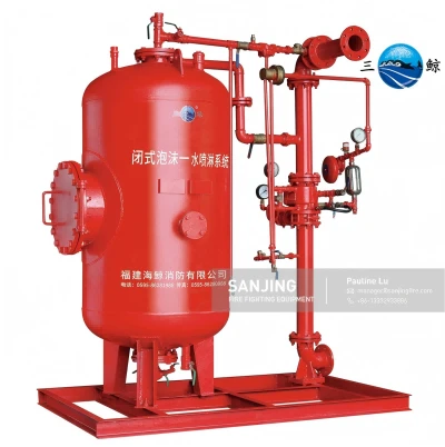 Automatic Foam-Water Fire Sprinkler Device
