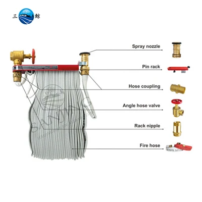 product-400-400 Fire Hose Pin Rack Assembly